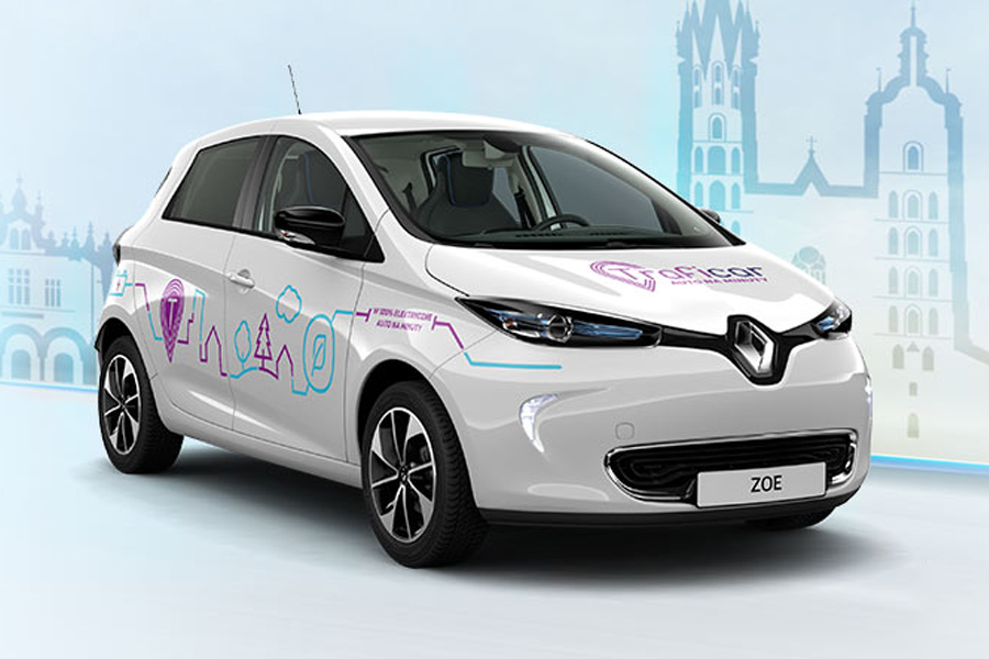 Renault Zoe elektryczny samochód o największym zasięgu w